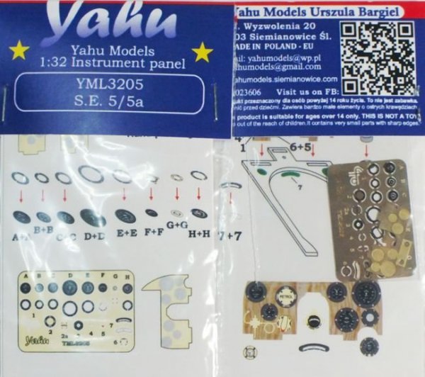 Yahu YML3205 SE-5 / SE-5a Wingnut Wings (1:32)