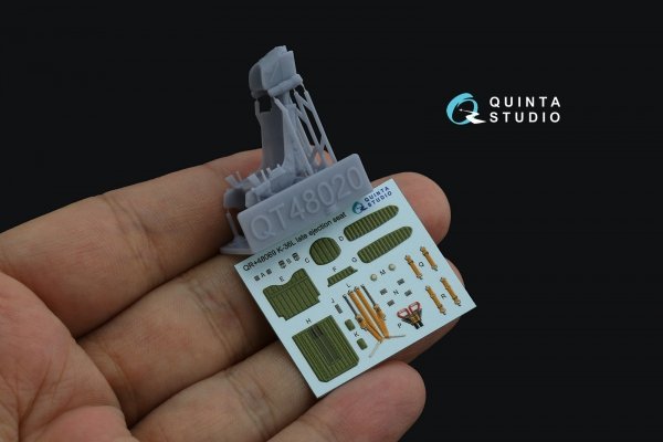 Quinta Studio QR+48069 K-36L (late) ejection seat (for Su-25/Su-25SM aircraft since 2008) (All kits) 1/48