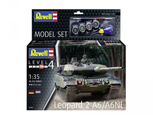 Revell 63281 Leopard 2A6/A6NL Model Set 1/35