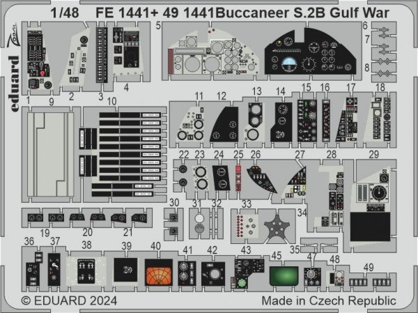 Eduard FE1441 Buccaneer S.2B Gulf War AIRFIX 1/48