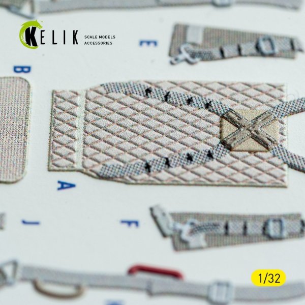 Kelik K32042 MiG-21 F-13 export version - interior 3D decals for Trumpeter kit 1/32
