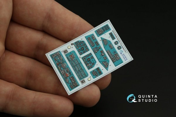 Quinta Studio QDS-48382 Mi-8MT 3D-Printed &amp; coloured Interior on decal paper (Trumpeter) (Small version) 1/48
