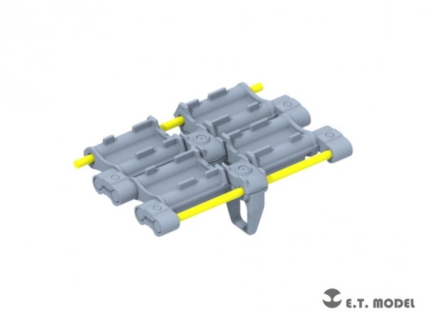 E.T. Model P35-067 Russian T-80 MBT Family Workable Track (Type 1) 3d Printed 1/35