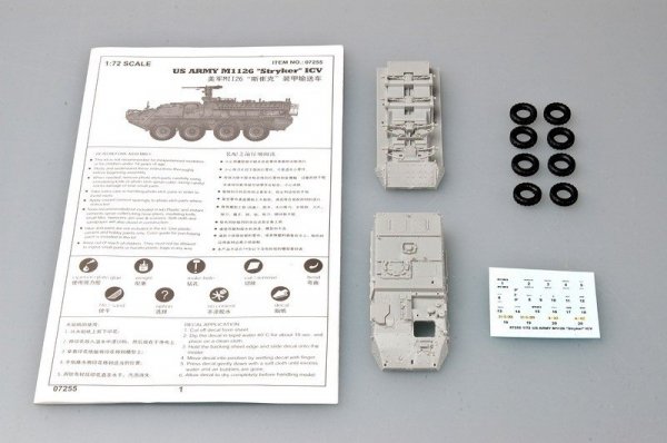 Trumpeter 07255 M1126 Stryker Infantry Carrier Vehicle (1:72)