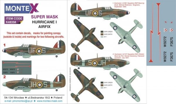 Montex K48358 HURRICANE I 1/48
