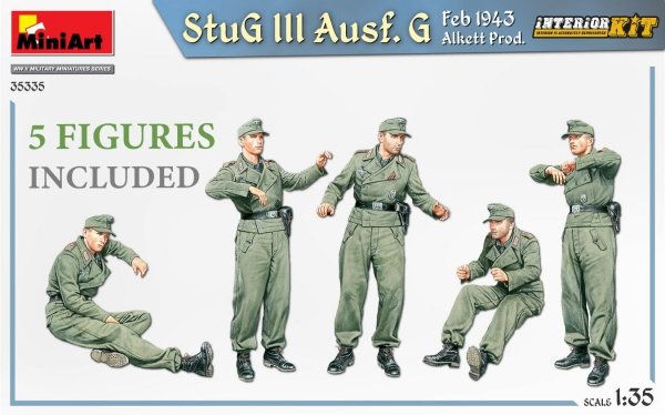 MiniArt 35335 StuG III Ausf. G Feb 1943 Alkett Prod. INTERIOR KIT 1/35