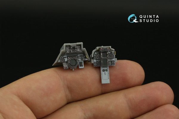 Quinta Studio QDS-48395 F-14A 3D-Printed &amp; coloured Interior on decal paper (Hobby Boss) (Small version) 1/48