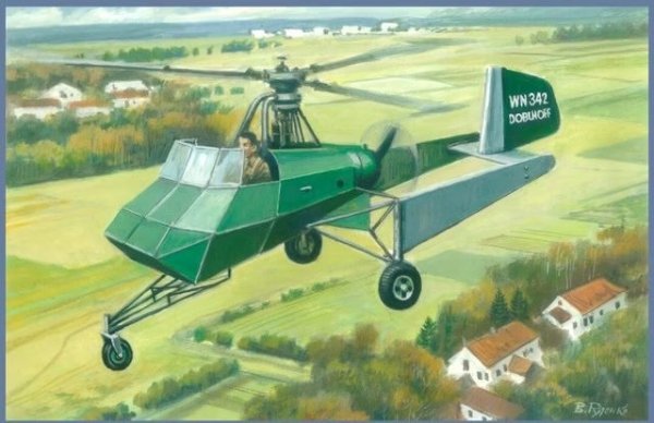 AMP 72006 Doblhoff WNF 342 German WWII helicopter 1/72
