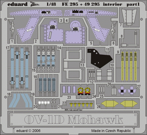 Eduard BIG4864 OV-1D 1/48 RODEN