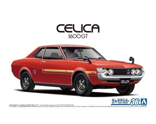 Aoshima 05913 Toyota TA22 Celica 1600GT '72 1/24