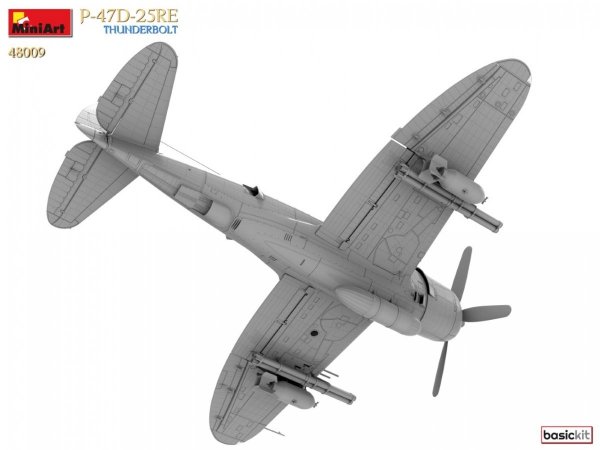 MiniArt 48009 P-47D-25RE THUNDERBOLT. BASIC KIT 1/48