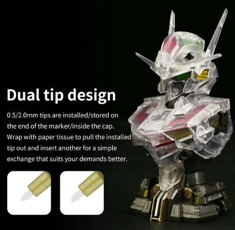 DSPIAE MKA-11 Super Metallic Color Marker Silver