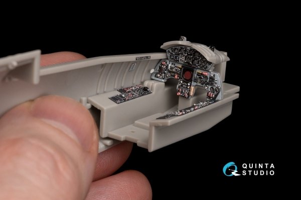 Quinta Studio QD48151 F-104S-ASA 3D-Printed &amp; coloured Interior on decal paper (Hasegawa) 1/48