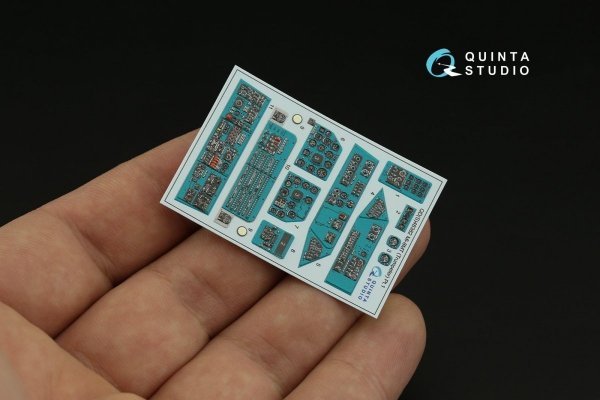 Quinta Studio QDS-48382 Mi-8MT 3D-Printed &amp; coloured Interior on decal paper (Trumpeter) (Small version) 1/48