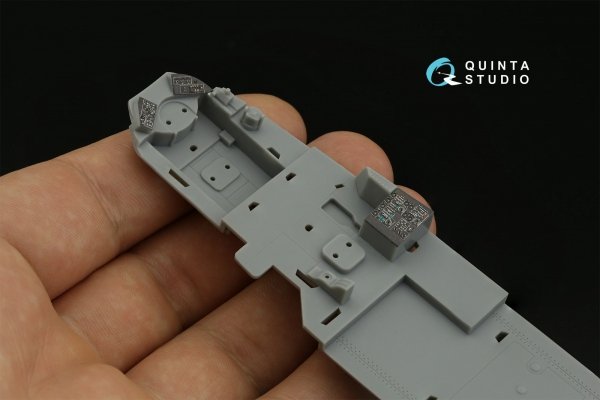 Quinta Studio QDS-48406 Mi-24 Nato Hind 3D-Printed &amp; coloured Interior on decal paper (Trumpeter)(Small version) 1/48