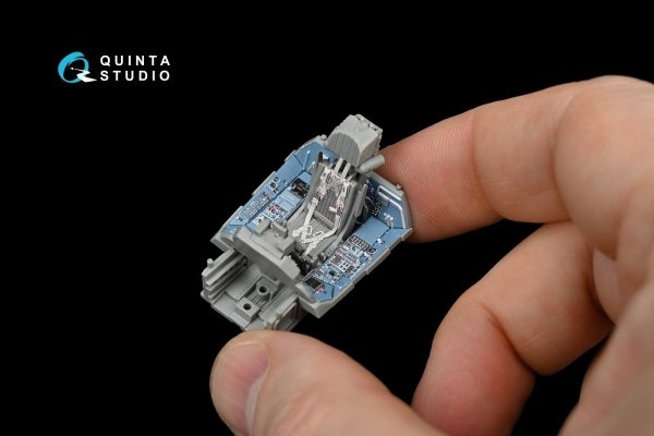 Quinta Studio QD48057 Su-35S 3D-Printed &amp; coloured Interior on decal paper (for GWH kit) 1/48
