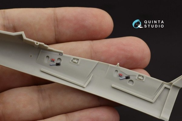 Quinta Studio QD48210 F-5F-2 3D-Printed &amp; coloured Interior on decal paper (AFV club) 1/48