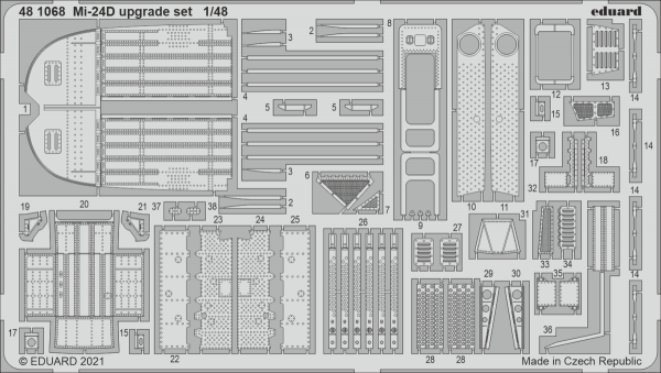 Eduard 481068 Mi-24D upgrade set EDUARD  1/48
