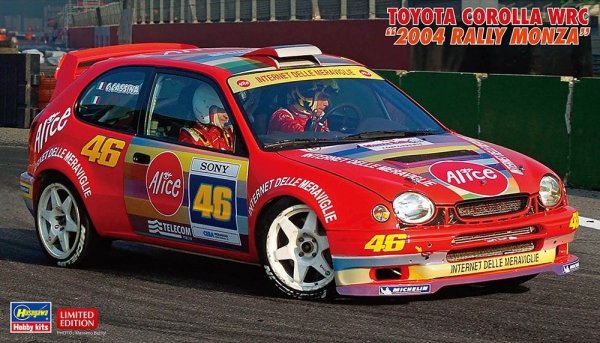Hasegawa 20619 Toyota Corolla WRC 2004 Rally Monza 1/24