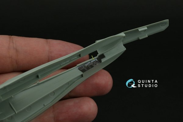 Quinta Studio QD72077 F/A-18C late 3D-Printed &amp; coloured Interior on decal paper (Academy) 1/72