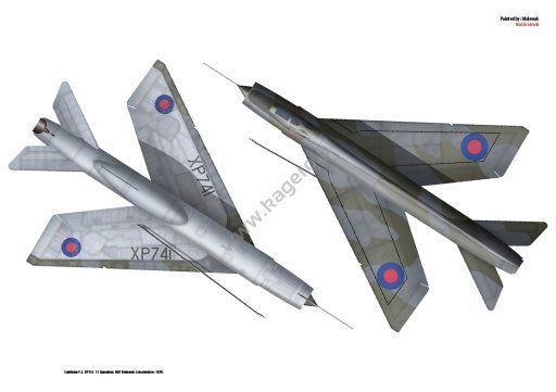 Kagero 7132 English Electric Lightning EN/PL