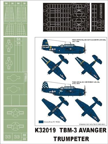 Montex K32019 TBF-3 Avenger 1/32