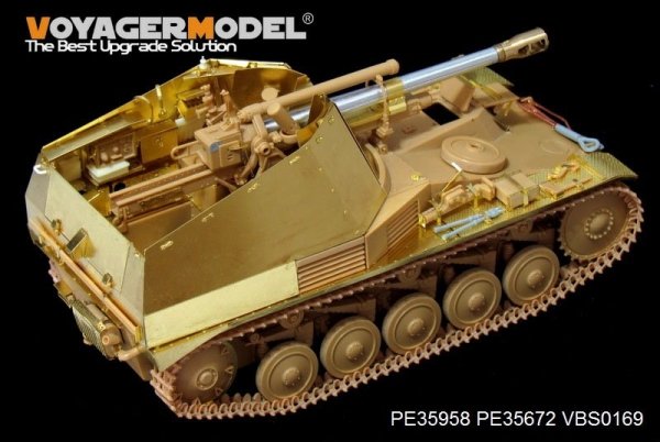 Voyager Model PE35958 WWII German self-propelled howitzer Wespe basic For TAMIYA 35200/35358 1/35
