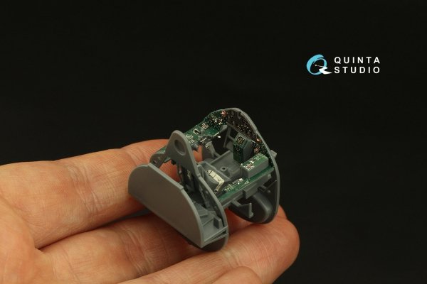 Quinta Studio QD48403 F4F-4 Wildcat 3D-Printed &amp; coloured Interior on decal paper (Eduard) 1/48
