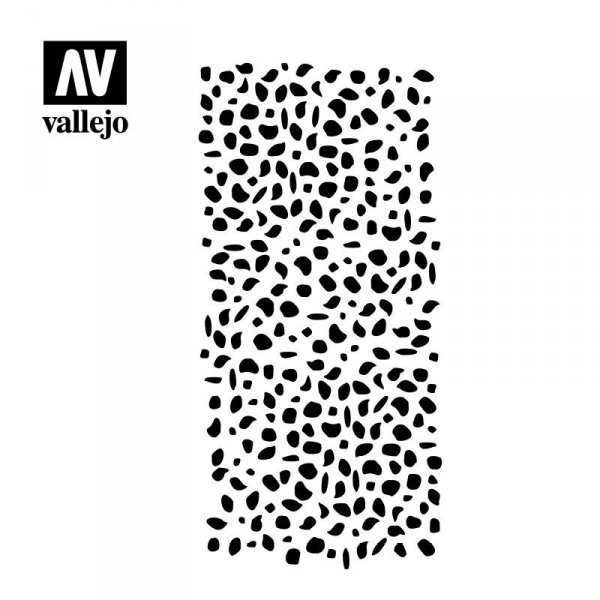 Vallejo ST-CAM002 Luftwaffe WWII Spots Camo Stencil 1/32