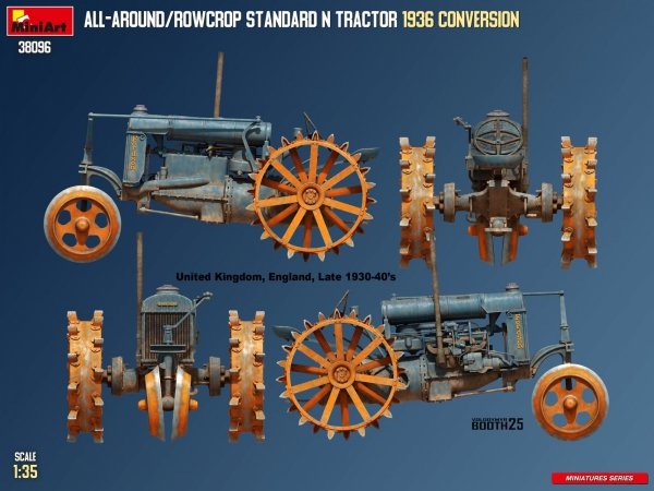 Mini Art 38096 All-Around/Rowcrop Standard N Tractor 1936 Conversion 1/35