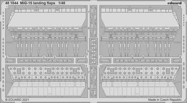 Eduard 481044 MiG-15 landing flaps BRONCO / HOBBY 2000 1/48