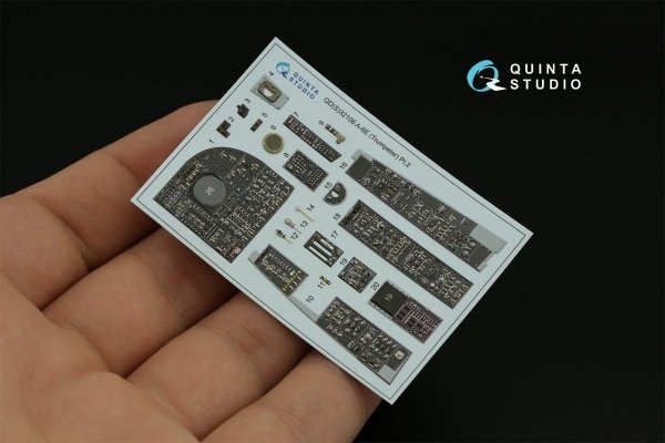 Quinta Studio QDS-32106 A-6E Intruder 3D-Printed &amp; coloured Interior on decal paper (Trumpeter) (Small version) 1/32
