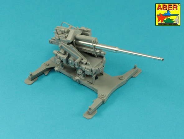 Aber 72L-73 Lufa 128mm do niemieckiego działa przeciw lotniczego Flak 40 1/72