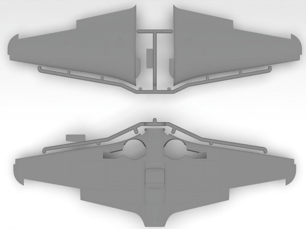 ICM 32093 Normandie-Niémen. Plane of Roland de la Poype (Yak-9T with Roland de la Poype figure) 1/32