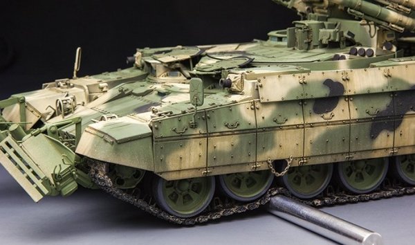 Meng Model TS-010 RUSSIAN TERMINATOR FIRE SUPPORT COMBAT VEHICLE BMPT w/KMT-8 (1:35)
