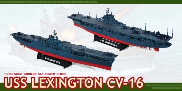 Dragon 7051 U.S.S. Lexington CV-16 1/700