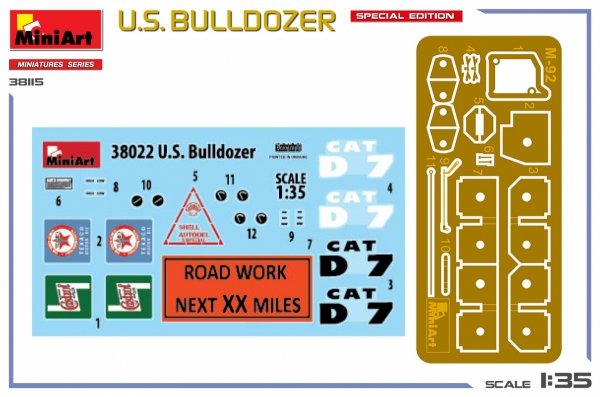 MiniArt 38115 U.S. BULLDOZER. SPECIAL EDITION 1/35