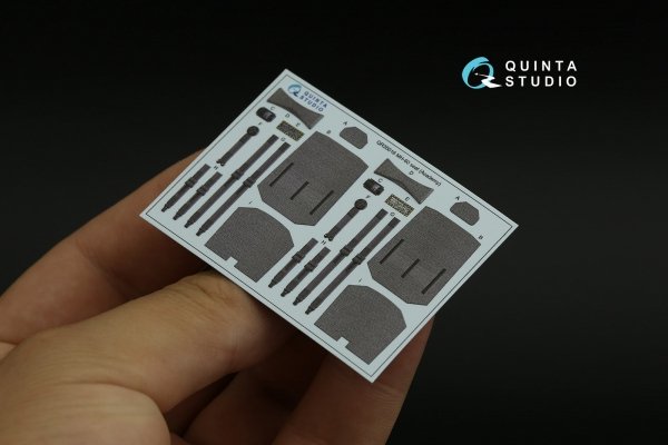 Quinta Studio QD35109 MH-60S 3D-Printed &amp; coloured Interior on decal paper (Academy) 1/35
