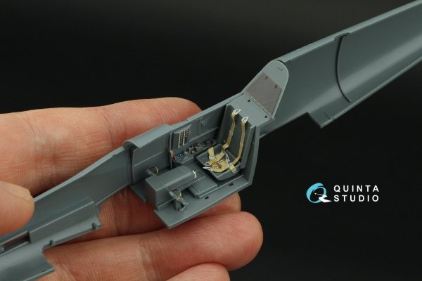 Quinta Studio QD48420 Bf 109K-4 3D-Printed &amp; coloured Interior on decal paper (Eduard) 1/48