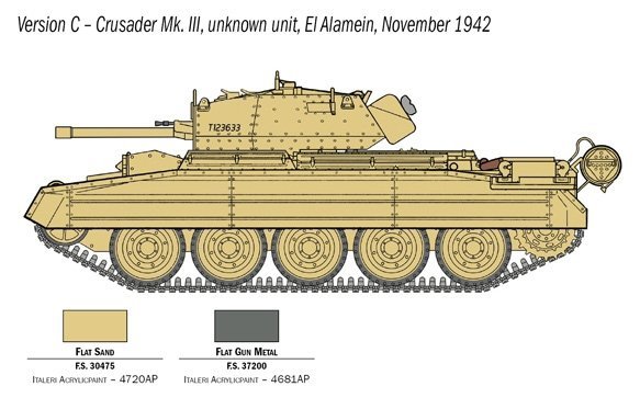 Italeri 6592 Crusader Mk. III with British Crew 1/35