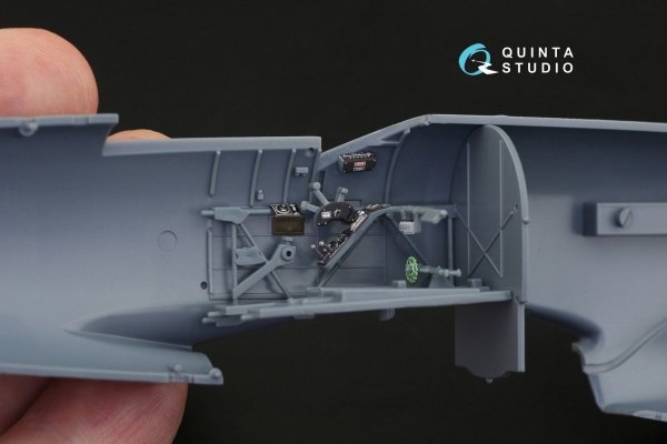 Quinta Studio QD48191 Tempest Mk.V 3D-Printed &amp; coloured Interior on decal paper (Eduard) 1/48