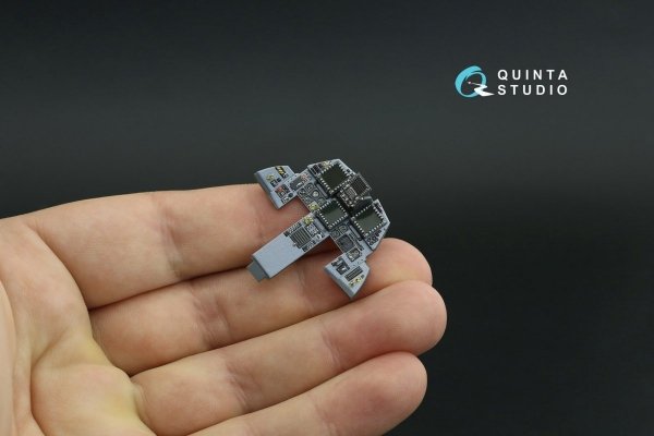 Quinta Studio QDS-32119 F-15E 3D-Printed &amp; coloured Interior on decal paper ( Tamiya ) (small version) 1/32