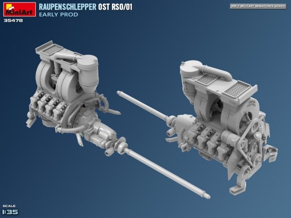 Miniart 35478 RAUPENSCHLEPPER OST RSO/01. EARLY PROD 1/35
