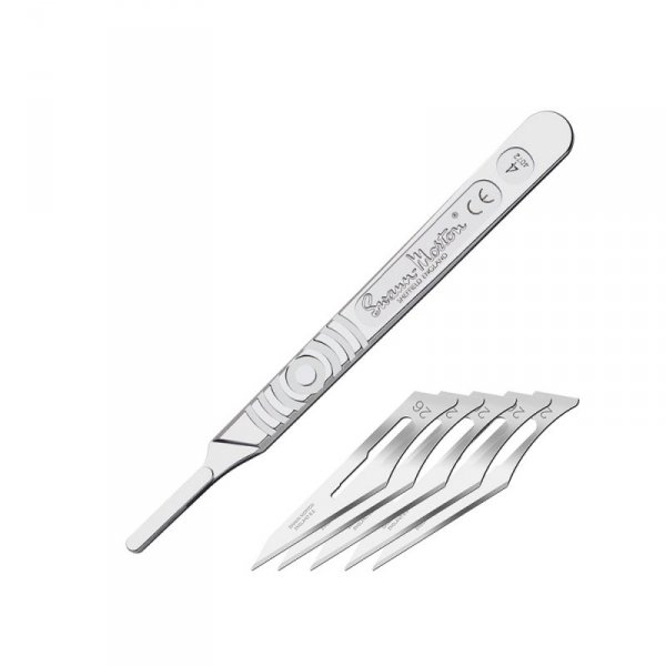 Modelcraft PKN9220 #4 Scalpel Handle &amp; #26 Blades x 5
