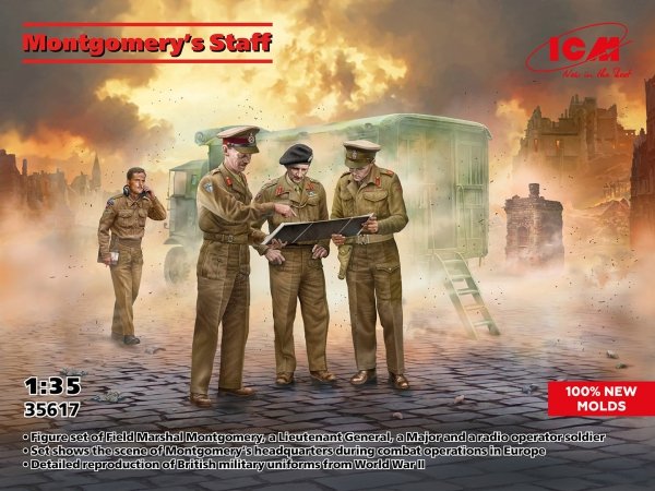 ICM 35617 Montgomery’s Staff 1/35