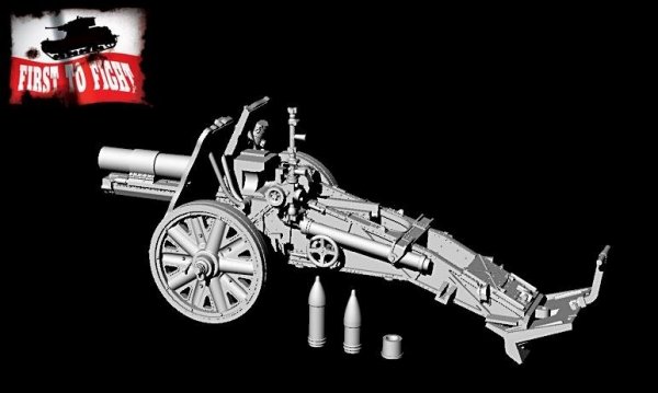 First To Fight PL102 Niemieckie Ciężkie Działo Piechoty 15cm sIG33 1/72