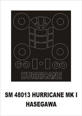 Montex SM48013 Hurricane Mk I-IV HASEGAWA