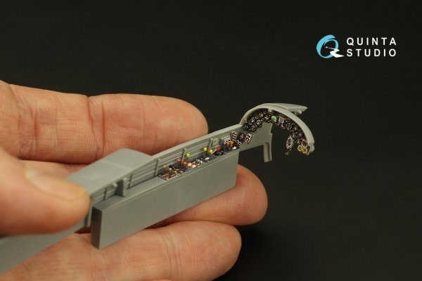 Quinta Studio QD48366 Ju 88A-4 3D-Printed &amp; coloured Interior on decal paper (ICM) 1/48
