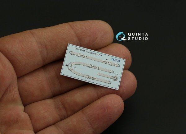 Quinta Studio QD32113 PZL P.11c 3D-Printed &amp; coloured Interior on decal paper (IBG model) 1/32