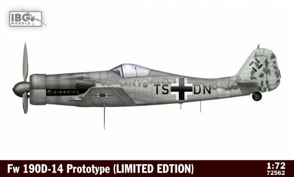 IBG 72562 Fw 190D-14 Prototype (Limited edition) 1/72